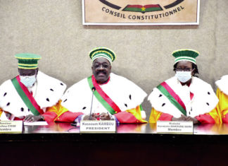 Elections législatives: les résultats définitifs du Conseil constitutionnel