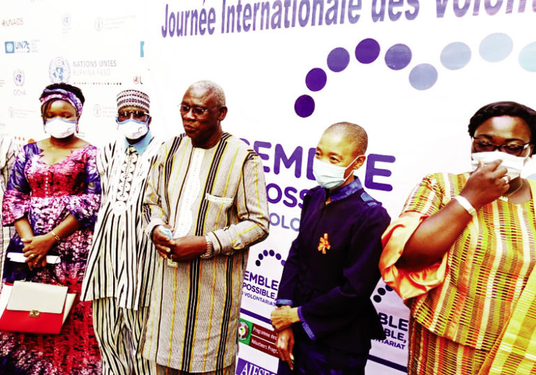 Journée internationale du volontariat 2020 :Les Nations unies saluent l’engagement  des volontaires burkinabè