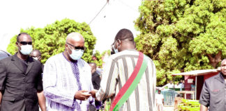 Le président du Faso accueilli avec les honneurs à Banfora