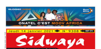 Une Sidwaya du 14 01 2021