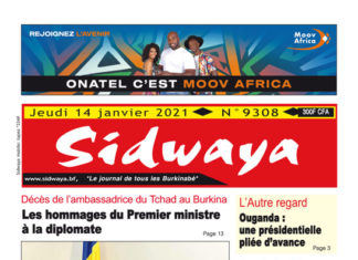 Une Sidwaya du 14 01 2021