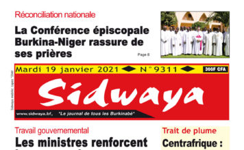 Une Sidwaya du 19 01 2021