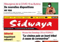 Sidwaya du 1er 02 2021