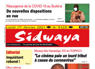 Sidwaya du 1er 02 2021
