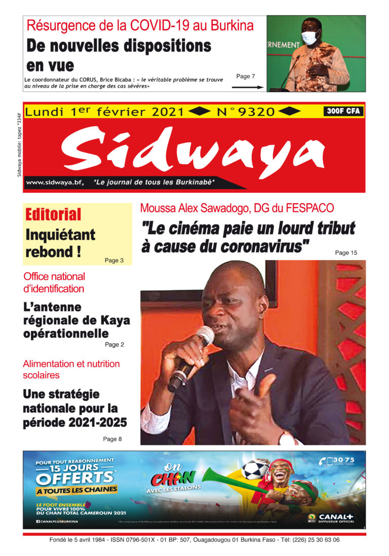 Sidwaya du 1er 02 2021