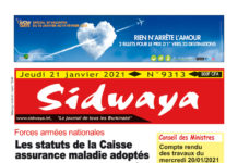 Une Sidwaya du 21-01-2021