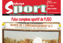 Une Sidwaya Sport du 05 janvier 2021