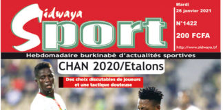 Une Sidwaya Sport du 26-01-2021