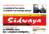 Une Sidwaya du vendredi 08 au dimanche 10 janvier 2021