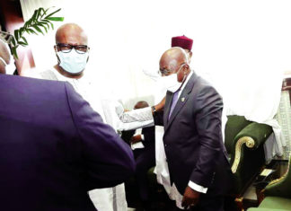 Investiture de Nana Akufo-Addo : Roch Marc Christian Kaboré exprime sa solidarité à son homologue ghanéen