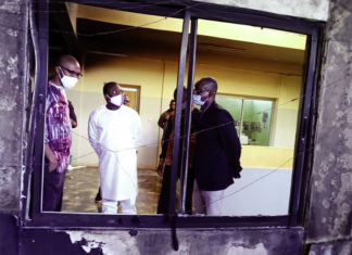 Incendie à la télévision BF1 : La marque de solidarité du ministre Ousséni Tamboura