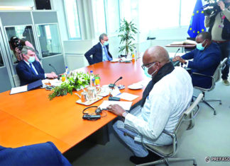 Parlement européen : Roch Kaboré s’entretient avec le président, David Maria Sassoli