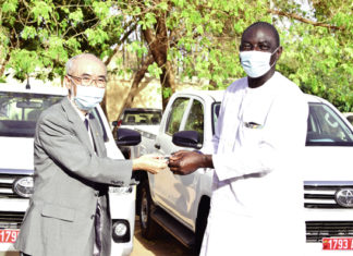 Soutien aux médias : le Japon offre une dizaine de véhicules à la RTB