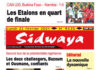 Une Sidwaya du 22 02 2021
