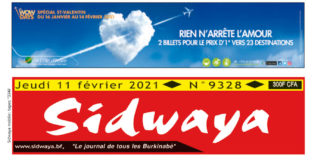 Une Sidwaya du 11 février 2021