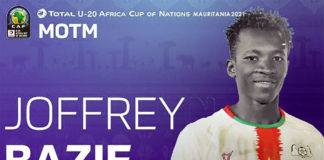 CAN U20 : Joffrey Bazié veut écrire une belle page du football burkinabè