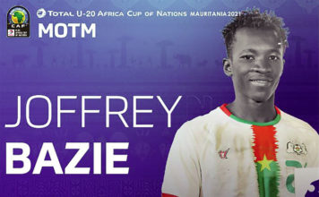 CAN U20 : Joffrey Bazié veut écrire une belle page du football burkinabè