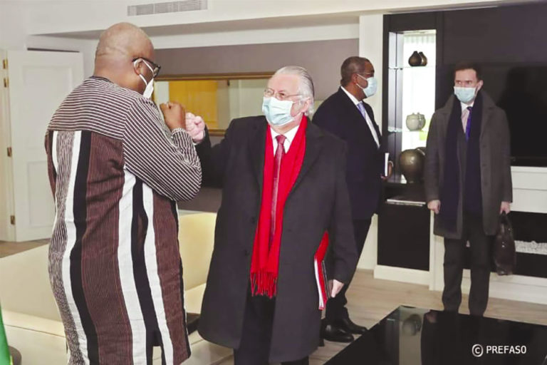Séjour du Président du Faso en Belgique:Roch Marc Christian Kaboré s’entretient avec André Flahaut