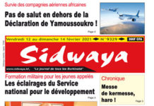 Une sidwaya du 12 02 2021