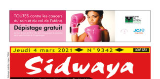 Une Sidwaya du 04 mars 2021