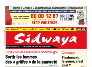 Une Sidwaya du 05 03 2021
