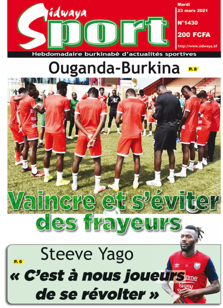 Une Sidwaya Sport du 23-03-2021