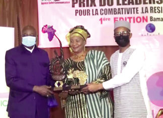 Prix du leadership africain pour la combativité, la résilience et l’intégration