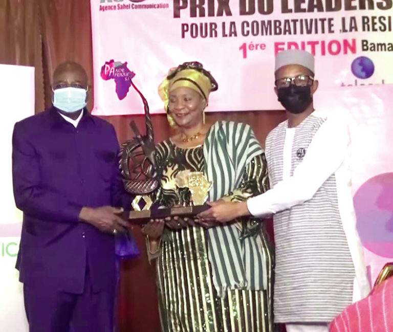 Prix du leadership africain pour la combativité, la résilience et l’intégration