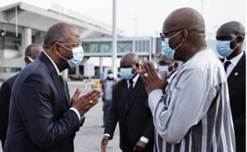 Hommage au Premier ministre Hamed Bakayoko : le président du Faso à Abidjan