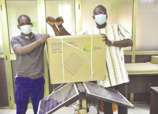 Energie solaire: des centres de formation reçoivent des kits pédagogiques