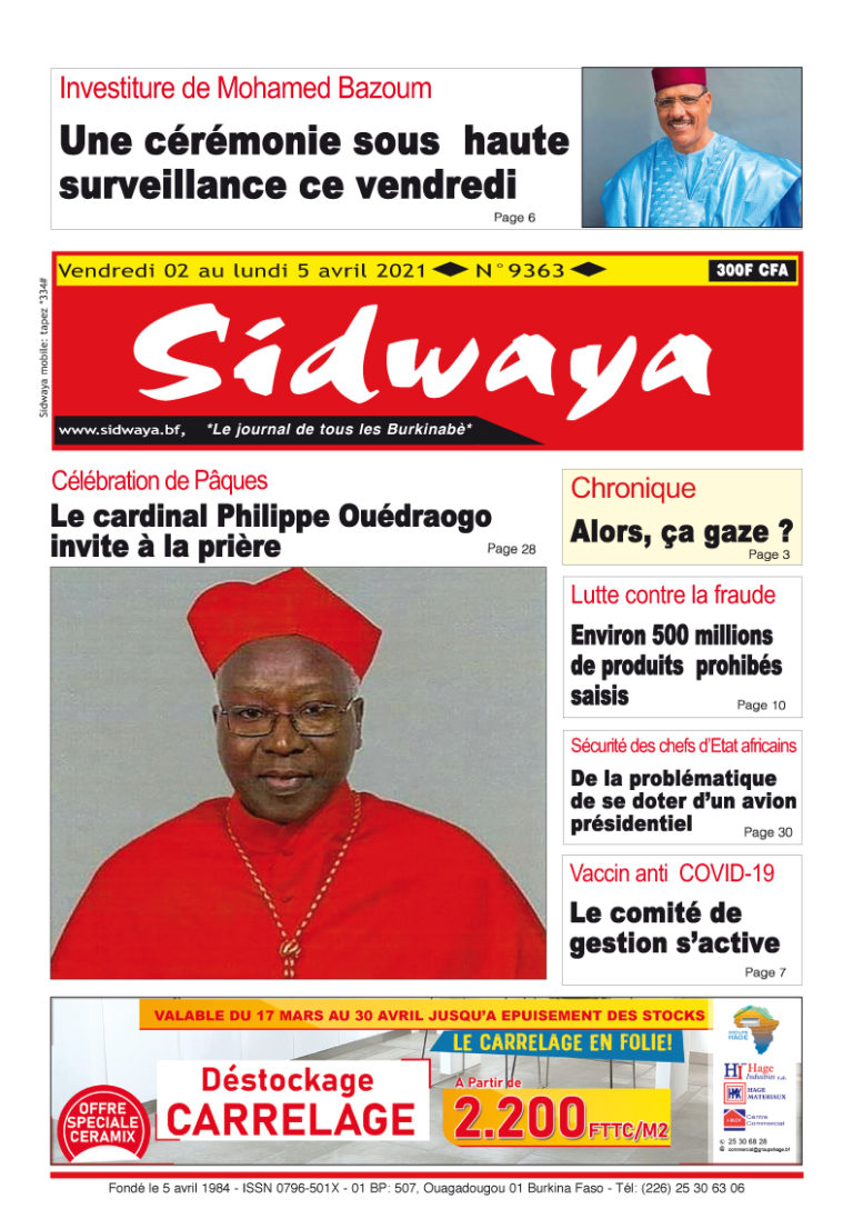 Une du 02-04-2021