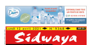 Une Sidwaya du 12-04-2021