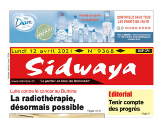 Une Sidwaya du 12-04-2021