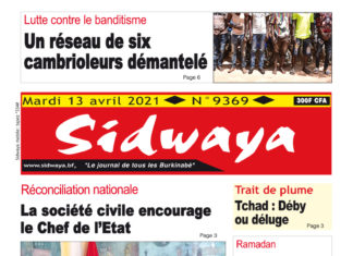 Une du 13-04-2021