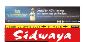 Une Sidwaya du 22-04-2021