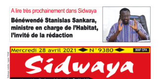 Une Sidwaya du 28-04-2021