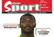 Une Sidwaya Sport du 6 avril 2021