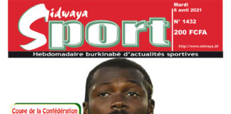 Une Sidwaya Sport du 6 avril 2021