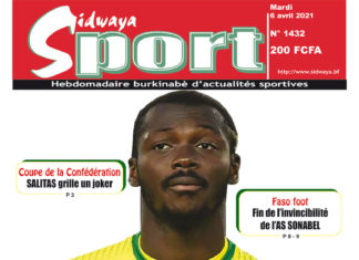 Une Sidwaya Sport du 6 avril 2021