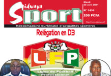 Une Sidwaya Sport du 20-04-2021