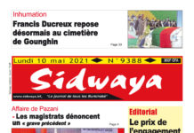 Sidwaya du 10-05-2021