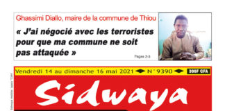Une Sidwaya du 14 au 16-05-2021
