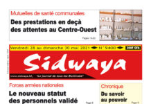 Une Sidwaya du 28 au 30-05-2021