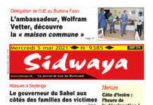 Une Sidwaya du 05-05-2021