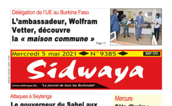 Une Sidwaya du 05-05-2021