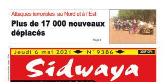 Une Sidwaya du 06-05-2021