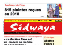 Une Sidwaya du 07 au 09-05-2021