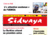 Une du 25-05-2021