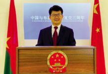 An III du rétablissement des relations Burkina Faso-Chine : L’ambassadeur, LI Jian, appelle à la construction d’un avenir commun