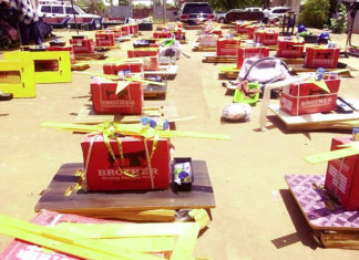 Projet « entreprendre au féminin »: Des kits d’installation pour 45 filles formées en coupe-couture